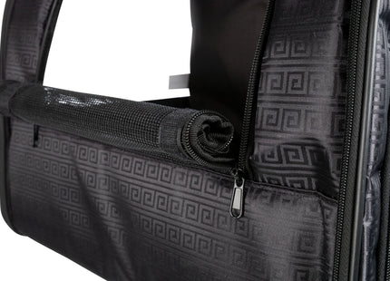 Schwarzer Trixie Trolley für stilvolles und bequemes Reisen mit Ihrem Haustier