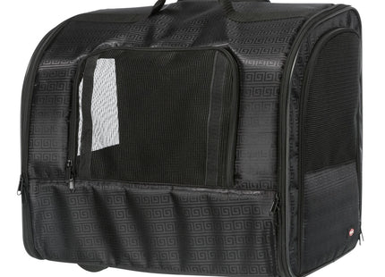 Schwarzer Trixie Trolley für stilvolles und bequemes Reisen mit Ihrem Haustier