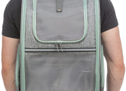 Trixie Rucksack Chloe – Transport-Rucksack hellgrau