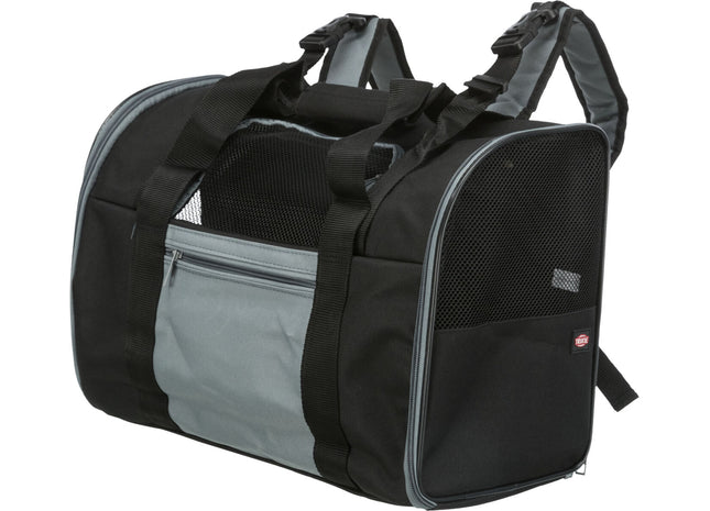 Schwarzer und grauer Trixie Rucksack Connor - praktisch und stylisch