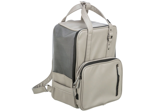 Modischer Trixie Rucksack in Hellgrau für den urbanen Stil