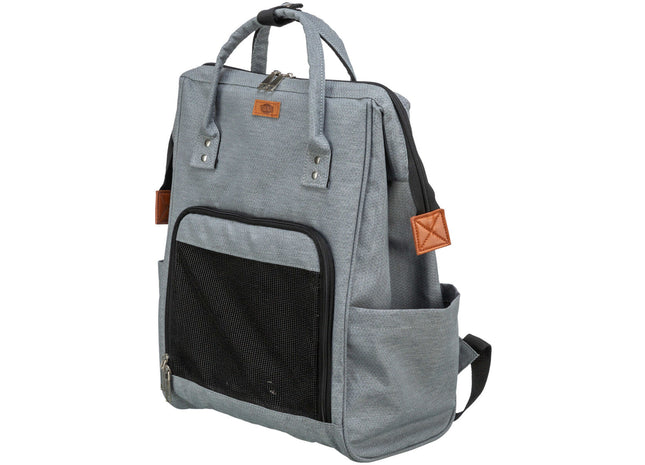 Trixie Rucksack Ava - grauer Haustier-Transportrucksack