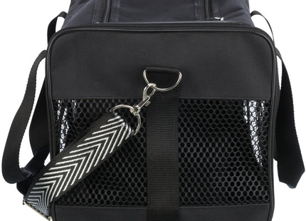 Schwarze Nylon-Tasche "Ryan" von Trixie - praktisch und stilvoll für unterwegs