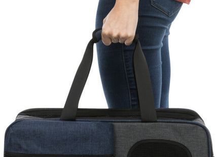 Praktischer 2-in-1 Rucksack und Tasche in Graublau von Trixie