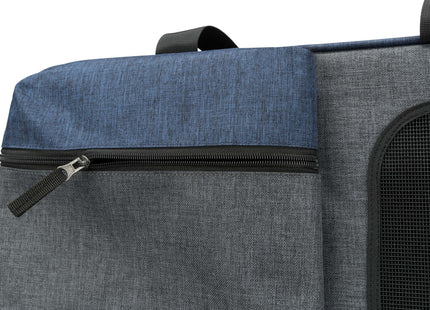 Praktischer 2-in-1 Rucksack und Tasche in Graublau von Trixie