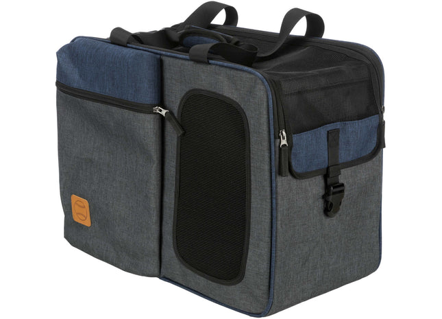 Praktischer 2-in-1 Rucksack und Tasche in Graublau von Trixie