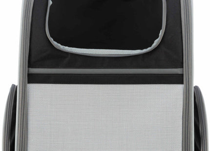 Modischer Trixie Rucksack in Hellgrau und Schwarz