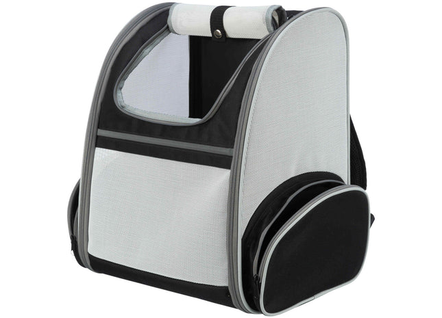 Modischer Trixie Rucksack in Hellgrau und Schwarz