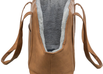 Moderne Trixie-Tasche in Braungrau für stilbewusste Frauen