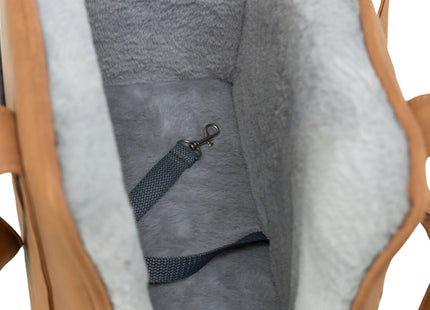 Moderne Trixie-Tasche in Braungrau für stilbewusste Frauen