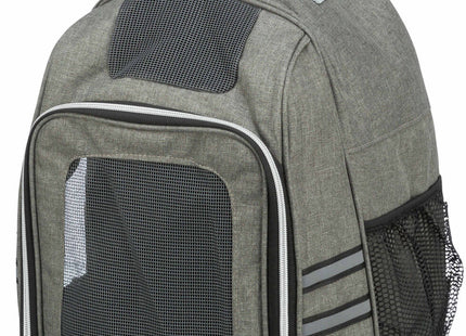 Praktischer grauer Rucksack von Trixie für unterwegs