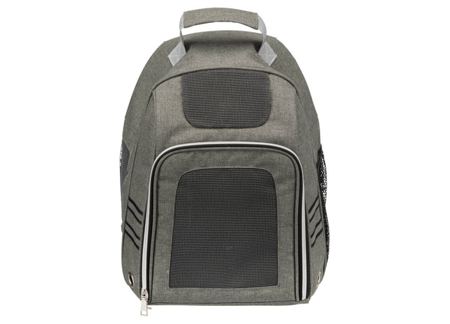 Praktischer grauer Rucksack von Trixie für unterwegs