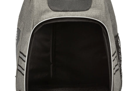 Praktischer grauer Rucksack von Trixie für unterwegs