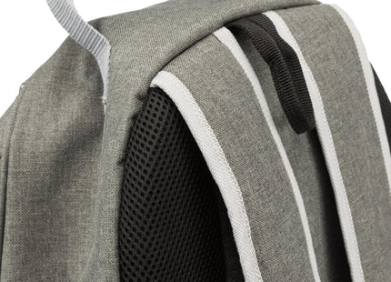 Praktischer grauer Rucksack von Trixie für unterwegs