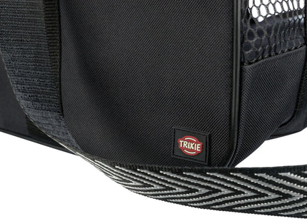 Schwarze Nylon-Tasche "Ryan" von Trixie - praktisch und stilvoll für unterwegs