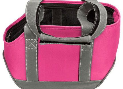 Moderne Trixie-Tasche in Pink und Grau für stilbewusste Frauen