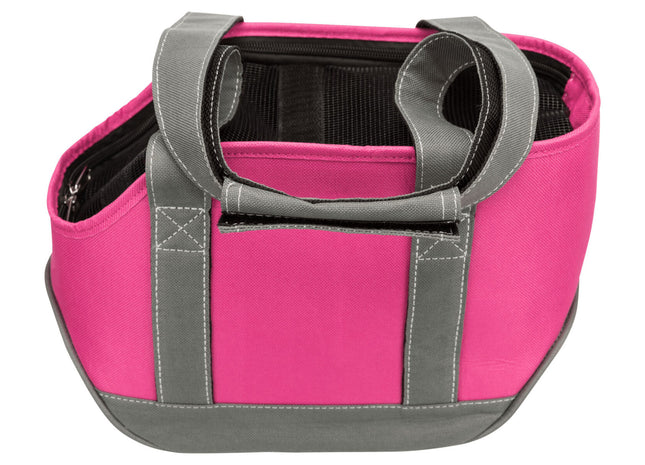 Moderne Trixie-Tasche in Pink und Grau für stilbewusste Frauen