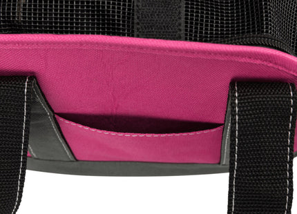 Moderne Trixie-Tasche in Pink und Grau für stilbewusste Frauen