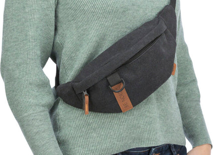 Schwarze Trixie Nordic Sling-Tasche mit verstellbarem Gurt, 50-165 cm