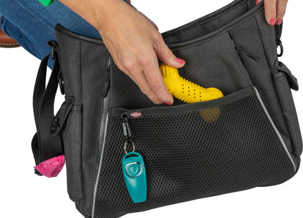 Praktische Gassi- und Dummy-Tasche in Anthrazit für unterwegs