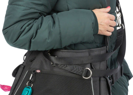 Praktische Gassi- und Dummy-Tasche in Anthrazit für unterwegs