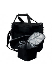 Praktische schwarze Zubehörtasche von Trixie für Haustierbedarf