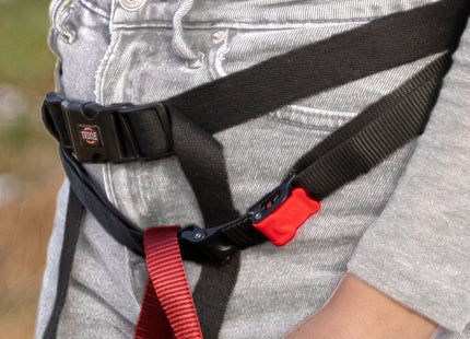 Rostfarbene Rolltop-Hüfttasche von Trixie - praktisch und stylisch unterwegs