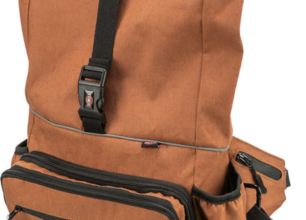 Rostfarbene Rolltop-Hüfttasche von Trixie - praktisch und stylisch unterwegs