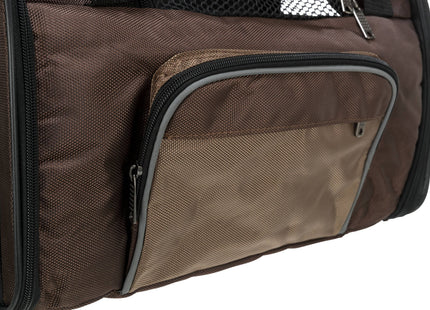 Modischer Trixie Shiva Rucksack in Braun und Beige für den Alltag