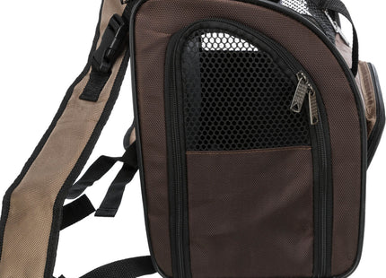 Modischer Trixie Shiva Rucksack in Braun und Beige für den Alltag