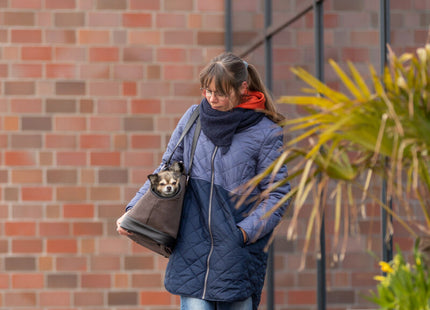 Praktische Trixie-Tasche in Grau für stilvolles Reisen mit Ihrem Haustier