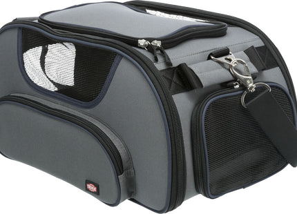 Trixie - Airline Tasche Wings, 28×23×46cm, grau/blau