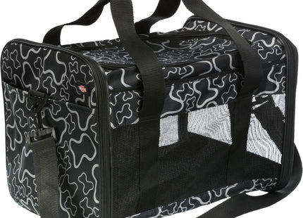 Stylische schwarze Nylontasche von Trixie für unterwegs