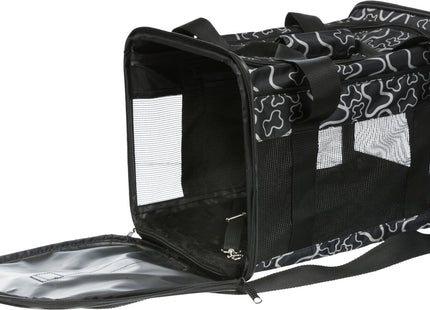 Stylische schwarze Nylontasche von Trixie für unterwegs