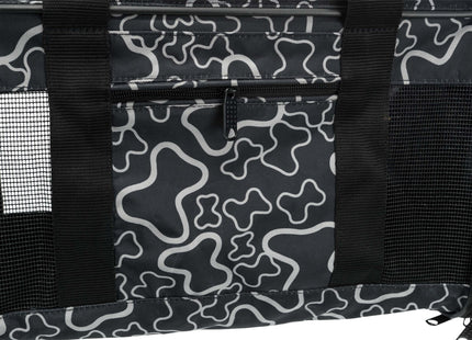 Stylische schwarze Nylontasche von Trixie für unterwegs