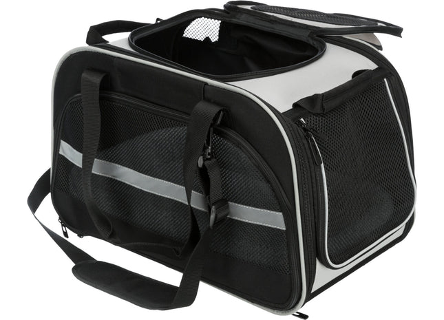 Praktische Trixie Transport- und Wohnetasche Valery in Schwarzgrau