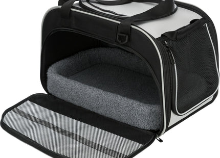 Praktische Trixie Transport- und Wohnetasche Valery in Schwarzgrau