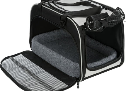 Praktische Trixie Transport- und Wohnetasche Valery in Schwarzgrau