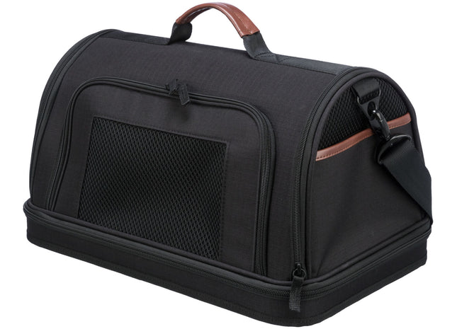 Schwarze Trixie Airline-Tasche für sicheren Transport von Haustieren