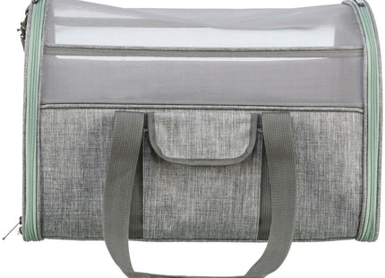Moderne Trixie-Tasche in Grau-Mint, perfekt für unterwegs