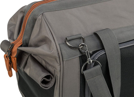 Schwarze und graue Trixie-Tasche Finlay für stilbewusste Haustierbesitzer