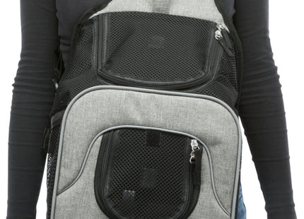 Praktische Trixie Fronttasche in Grau für unterwegs