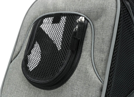 Praktische Trixie Fronttasche in Grau für unterwegs