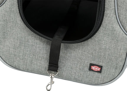 Praktische Trixie Fronttasche in Grau für unterwegs