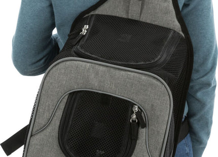 Praktische Trixie Fronttasche in Grau für unterwegs