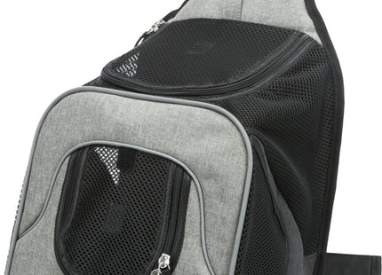 Praktische Trixie Fronttasche in Grau für unterwegs