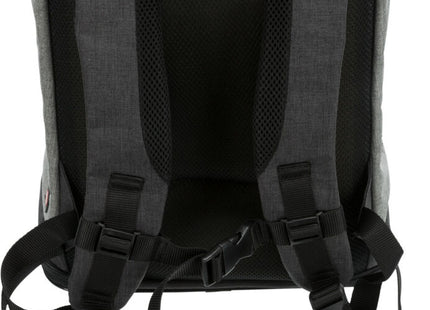 Schwarzer und grauer Trixie Timon Rucksack für unterwegs