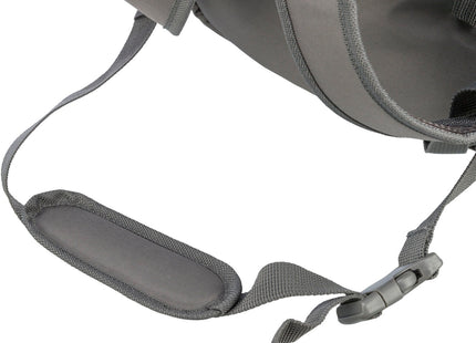 Praktische graue Fronttasche Molly von Trixie für unterwegs