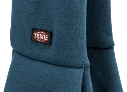 Praktische Trixie Fronttasche in zartem Blau und Hellgrau