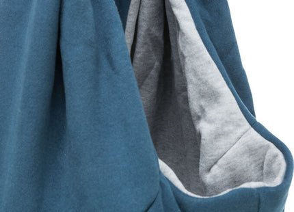 Praktische Trixie Fronttasche in zartem Blau und Hellgrau